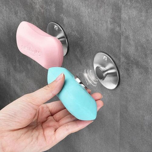 Wall Mounted Magnetic Soap Holder Rustproof Stainless Soap H