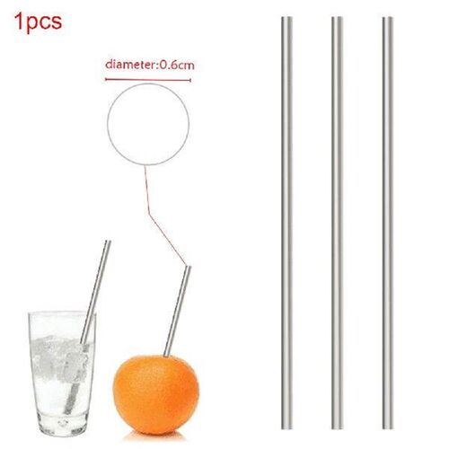 Stainless Steel Straws Reusable Drinking Tube Straw