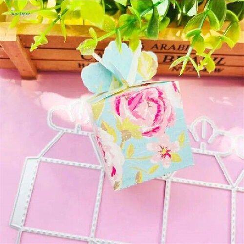 3D Flower Petals Candy Gift Box Stitched Metal Cutting Dies
