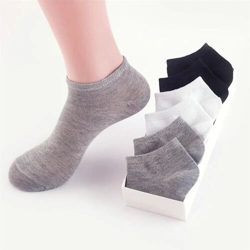10 Pairs and 5Pairs Womens Socks Solid Color White Black An