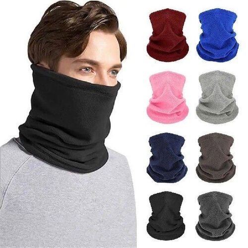 Fashion Plush Neck Warmer Keep Warm Windproof Pullover Cap