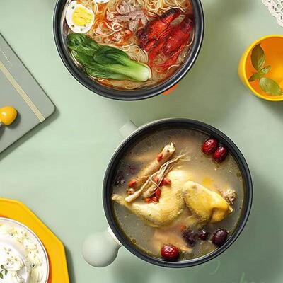 Electric Rice Pot Multicooker Hotpot Stew Heating Pan Noodle