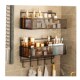 bathroom storage wall finishing rack toiletries shelf