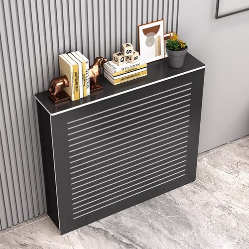 地暖分水器遮挡罩地热门水管水表老式铸铁暖气片管道遮挡柜装饰