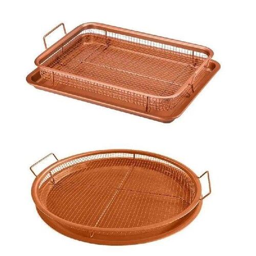 Drainer Rack Stainless Steel Mesh Frying Basket Nonstick