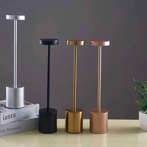LED Touch Table Lamp USB Rechargeable Cordless Night Light S