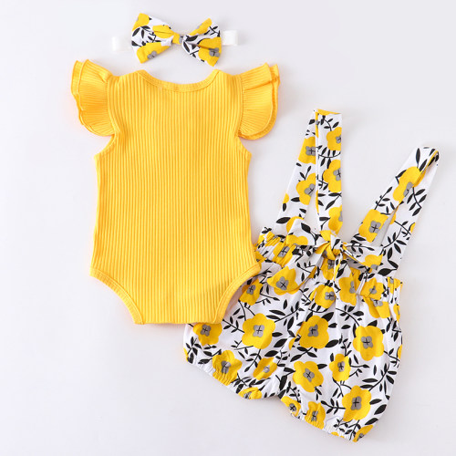 Baby Girl Summer Clothes Set Fashion Newborn Infant Knitting