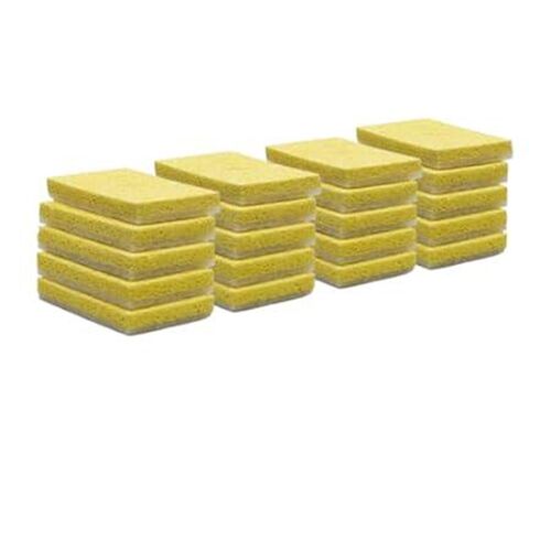 Janico 3027 Yellow Absorbent Cellulose Sponge with White