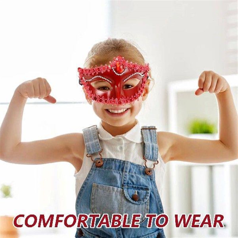 Half Face Mask Costume Party Masks Cosplay Kids Masquerade图片