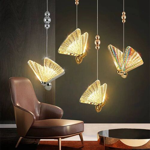 Butterfly Led Pendant Lights Nordic Hanging Lamp Indoor Ligh