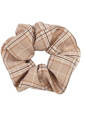 Coloful Korean Plaid Scrunchie Elastic Hair Rubber Bands for