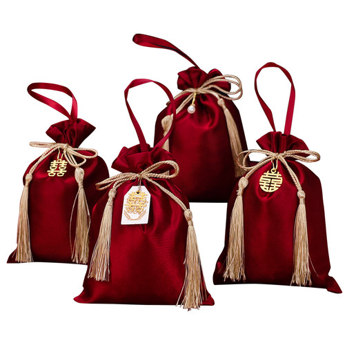 喜糖盒子婚礼订婚糖袋子结婚手提礼袋创意礼盒空盒礼品袋婚庆用品