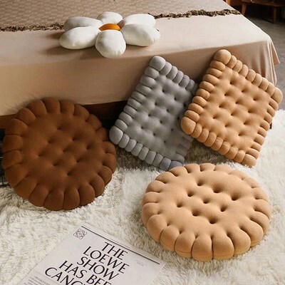 Real life Biscuit Shape Plush Cushion Soft Creative Pillow C