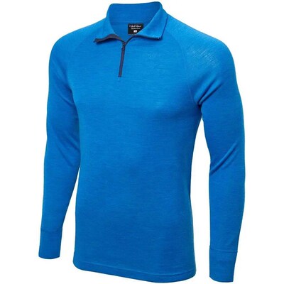 Mens Merino Wool Base Layer Top 1/4 Zip Merino Wool Thermal