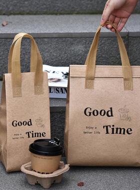 Coffee insulated bag, hand-held packaging bag