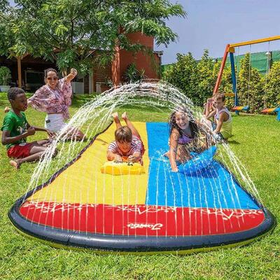 Inflatable Lawn Water Spray Slide Summer Swimming Pool Water