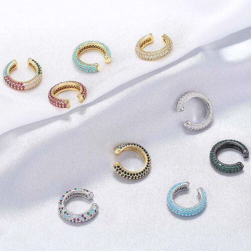 Itenice Bohemia Crystal Ear Cuff For Women Girl Multicolor S