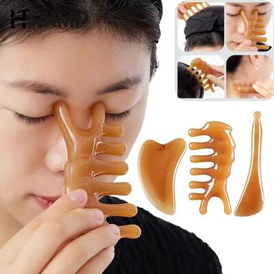 Skin Scraping Resin Guasha Massage Board Face Eye SPA Massag