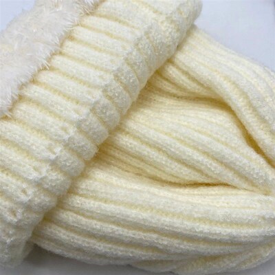 Winter Warm Angora Candy Color Solid Beanies Women Thickened