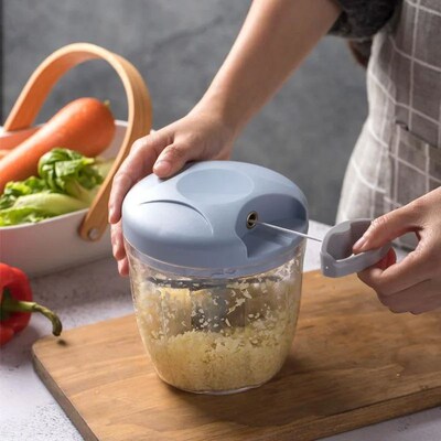 500/900ML Manual Meat Mincer Garlic Chopper Rotate Garlic Pr