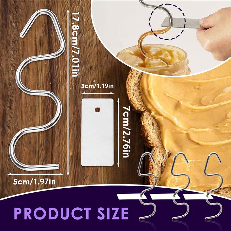 花生酱搅拌刮刀 米白色乳白色坚果酱专用烘焙工具DIY搅拌器