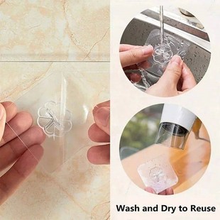 Transparent Self Adhesive Hook Wall Hanging Hooks for Hangin