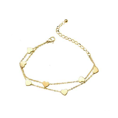 brlet small fresh love small peach heart double layered brle