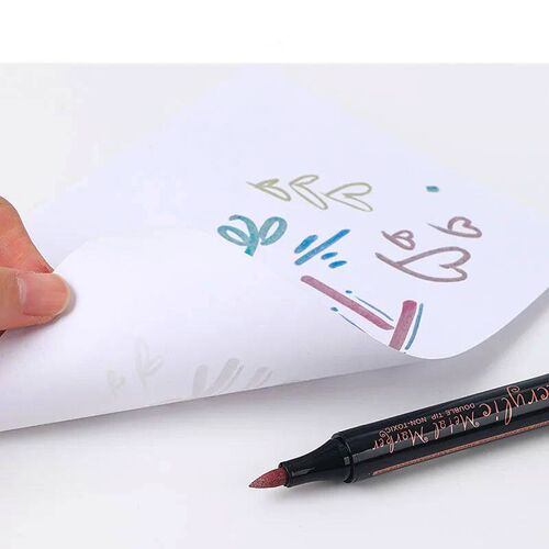 Art Makers Dual Tips Graffiti Metallic Color Acrylic Marker