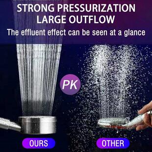 SUS 304 Stainless Steel Bathroom Handheld Shower Head High P