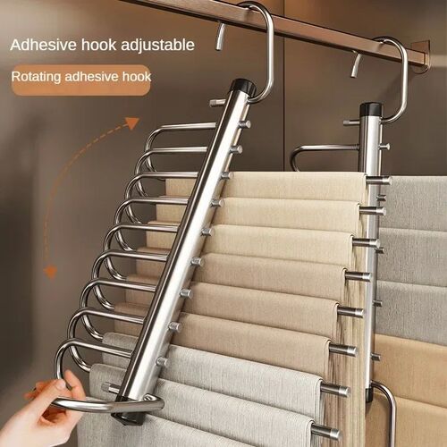 Multi-Function Magic Pants Hangers 5/9 Layer Trouser Hanger