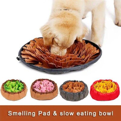 Pet Dog Slow Feeding Smell Training Durable Intelligence