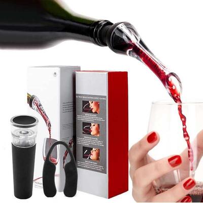Red Wine Vacuum Retain Freshness Bottle Stopper Preserver