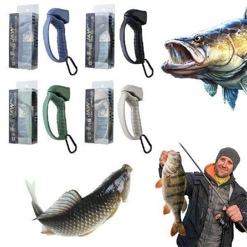 Jaw-shaped Trout Bass Pike Fish Clip Holder Plastic Fish
