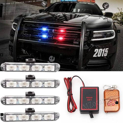 4x4/led LED DRL Ambulance Police Light 12V Fso Auto Strobe W