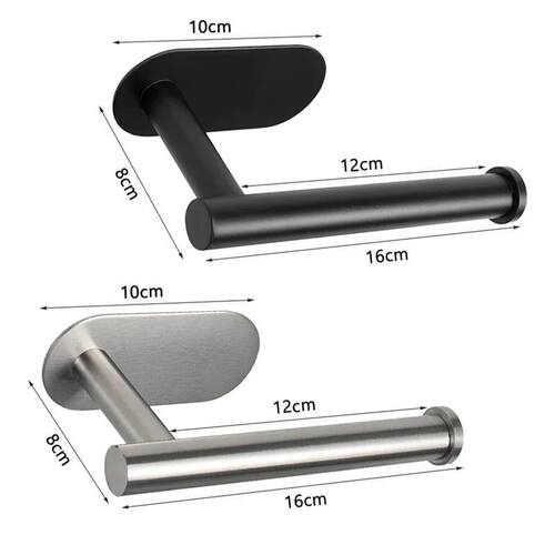 No Punching Wall Mounted Toilet Paper Holder Rustproof Antic