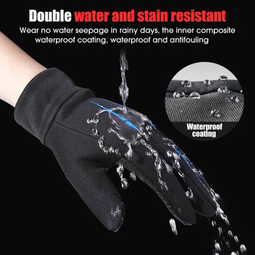 Winter Gloves Men Cycling Bike Women Thermal Fleece Cold Win