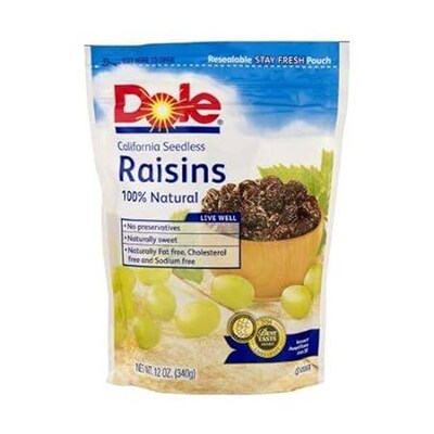 California Seedless Raisins (Pack of 4)