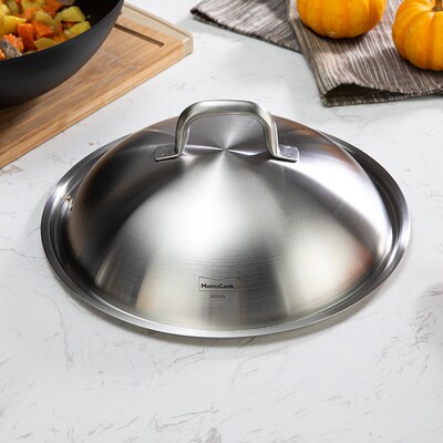 Momscook慕厨 304不锈钢锅盖32/36cm 适合店内相同内径锅具