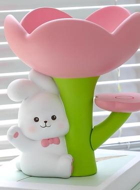 卡通创意家居收纳摆件钥匙玄关桌面公司办公室装饰品乔迁之喜礼品