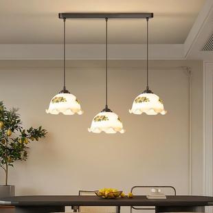 走廊餐厅吊灯三头古风道花灯民国饭厅原木过中上海吧台单头老创意