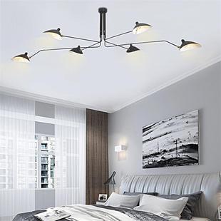 北欧后现代展厅吊灯复古创意客厅卧室公寓灯具餐厅张牙舞爪吸顶灯