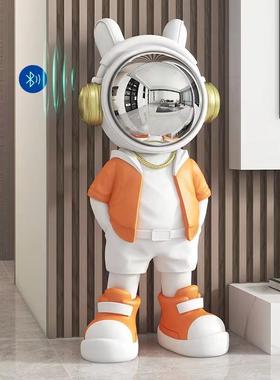 太空人落地宇航员摆件客厅电视柜沙发旁家居装饰品办公室公司大厅
