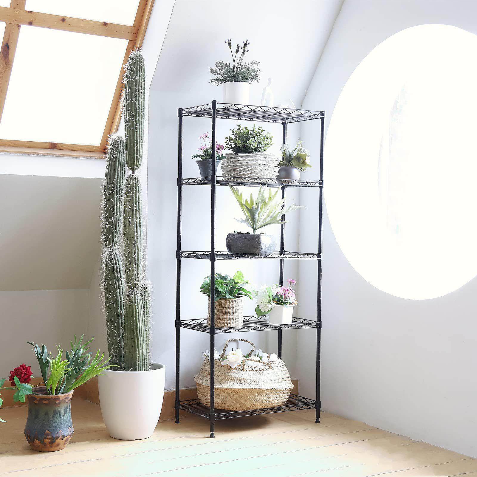 金属可调节线网置物架杂物行李箱微波炉收纳架阳阳台花架多层收纳,收纳整理,书桌收纳置物架,淘宝优惠券,粉丝福利购,淘宝优惠卷