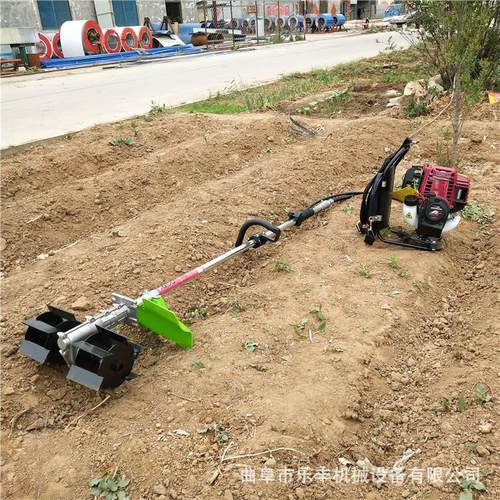背负式果园松土锄草机 汽油锄地机 果园四冲程背负式锄草机