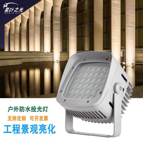 户外防水投光灯园林绿化照树灯庭院景观别墅公园楼宇LED插泥灯