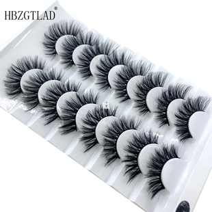 8/20 Pairs 3D Mink Hair False Eyelashes Natural/Thick Long