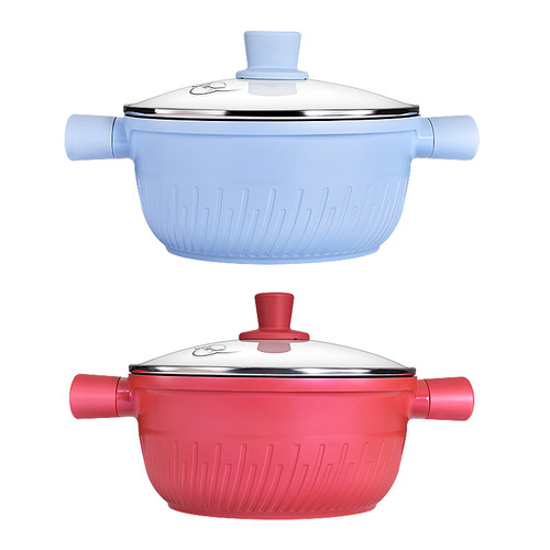 德国bt麦饭石煲汤汤锅家用泡面锅拉面锅不粘锅 炖锅锅具电磁炉