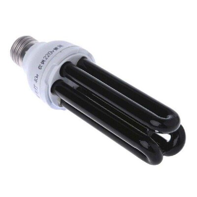 E27 15/20/30/40W UV Fluorescent Blacklight CFL Light Bulb