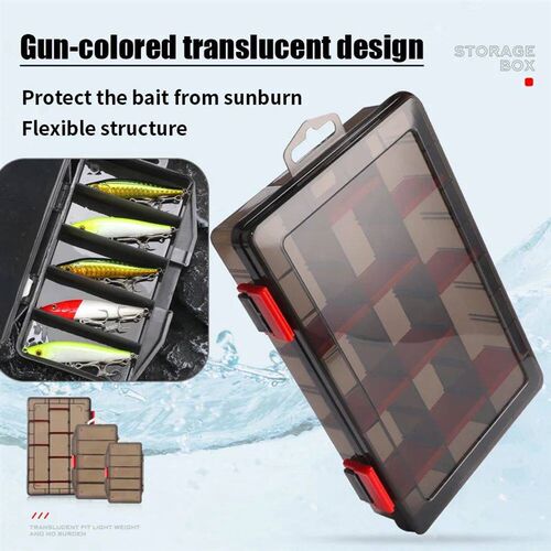 Multi Function Fishing Bait Box Waterproof Fishing Box Compa