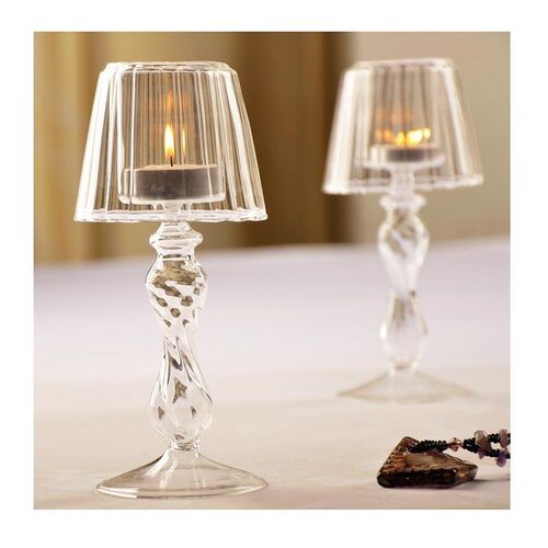 Ins Hot Creative Glass Candlestick Glass Candle Holder for T